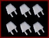 LP9020 Pack of Six Male Plugs